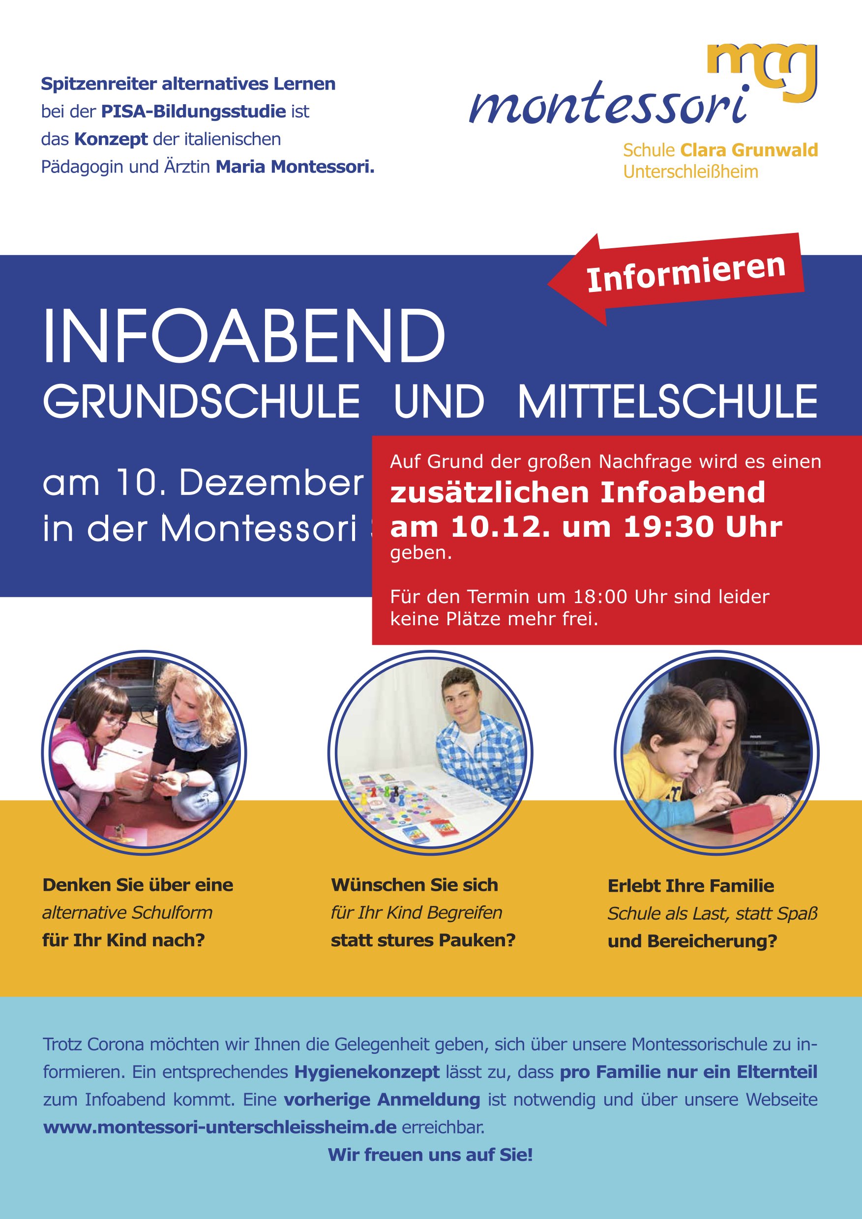 Anmeldung – Montessori Schule Clara Grunwald Unterschleissheim